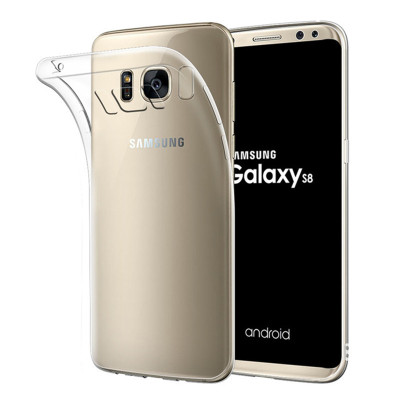 Силиконови гърбове Силиконови гърбове за Samsung Силиконов гръб ТПУ ултра тънък за Samsung Galaxy S8 Plus G955 кристално прозрачен
